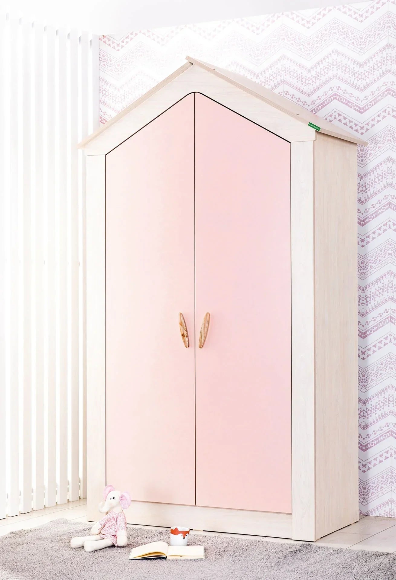 Cameretta Completa Pink House Casetta + Materasso OMAGGIO: Letto, Armadio e Cassettiera