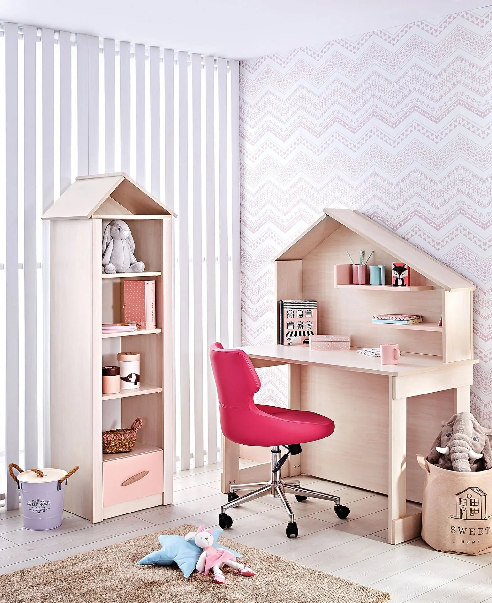 Scrivania Pink House