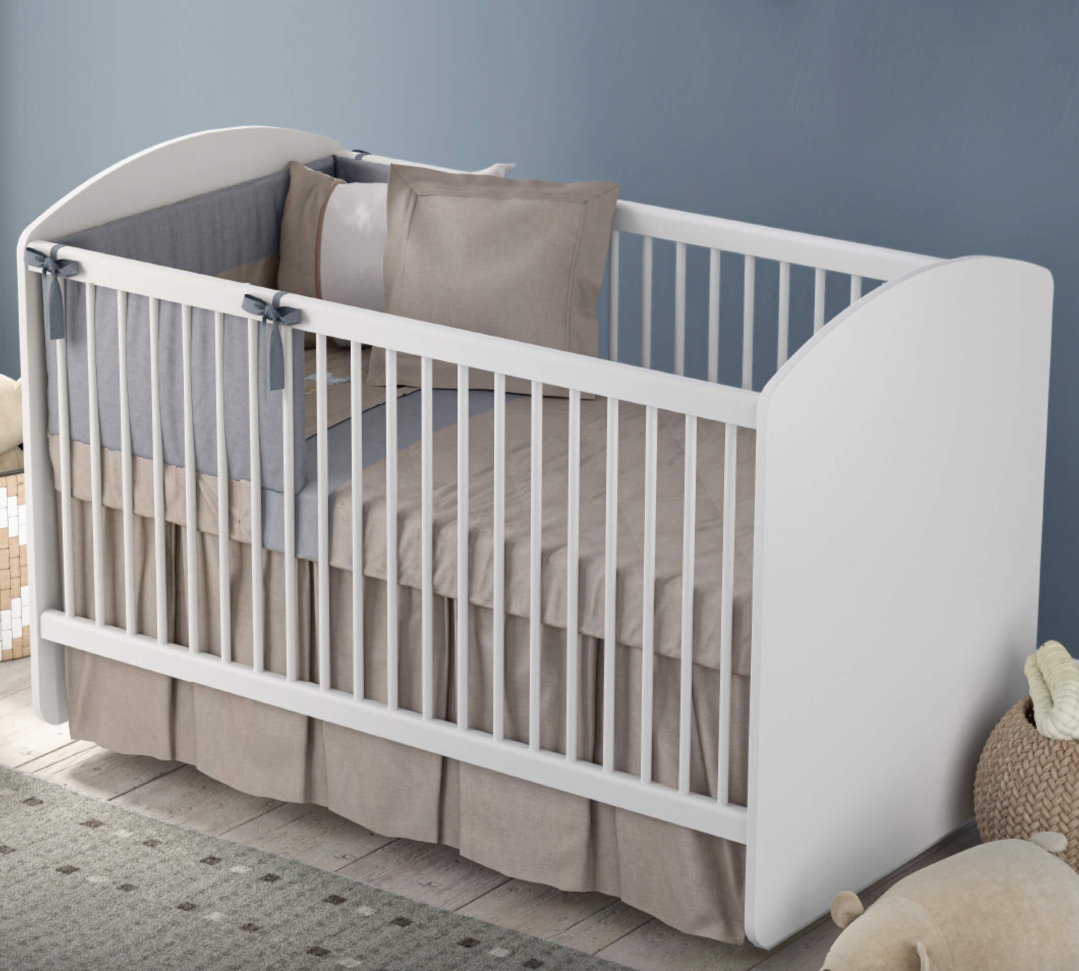 Culla Rocking Bianca (70x130 cm)