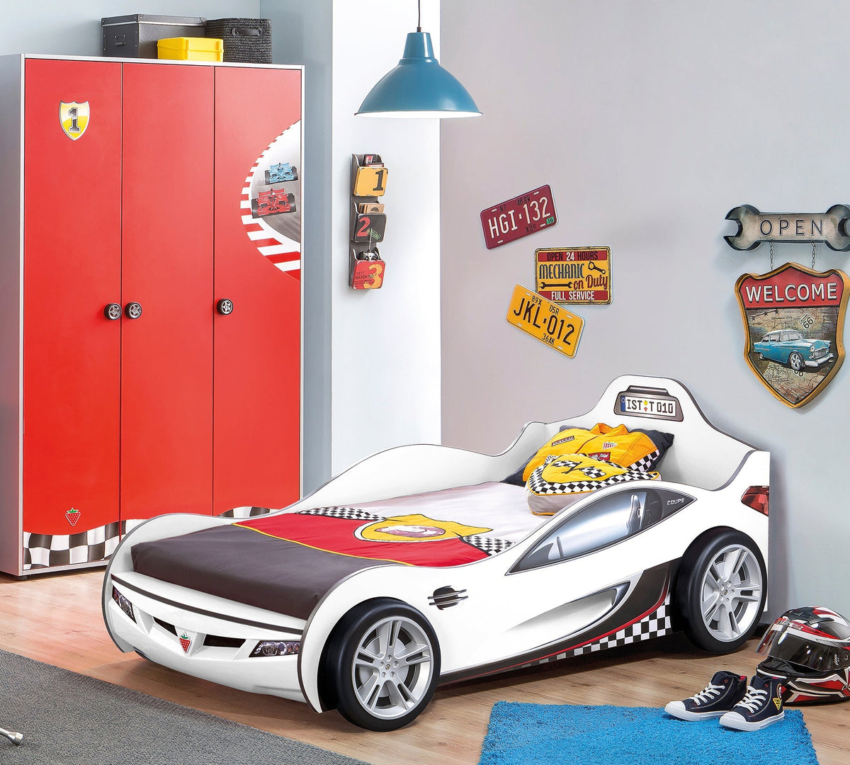 Letto Macchina Coupe per Bambini 90x190cm