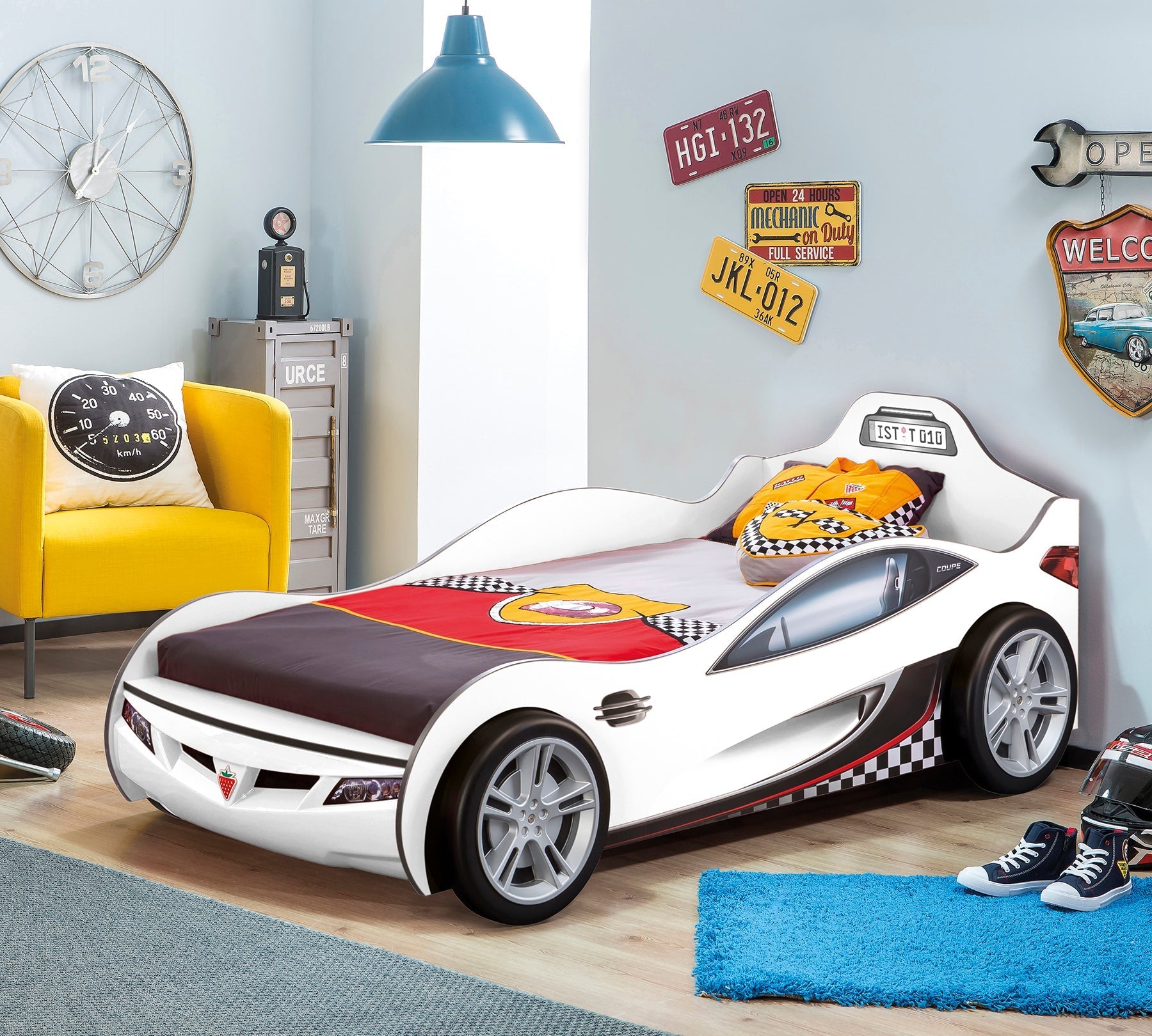 Letto Macchina Coupe per Bambini 90x190cm