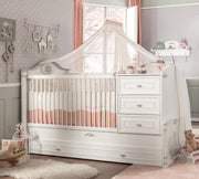Letto per Bambini Baby Romantic Crescente (con Letto per Genitori) (80x180 cm)