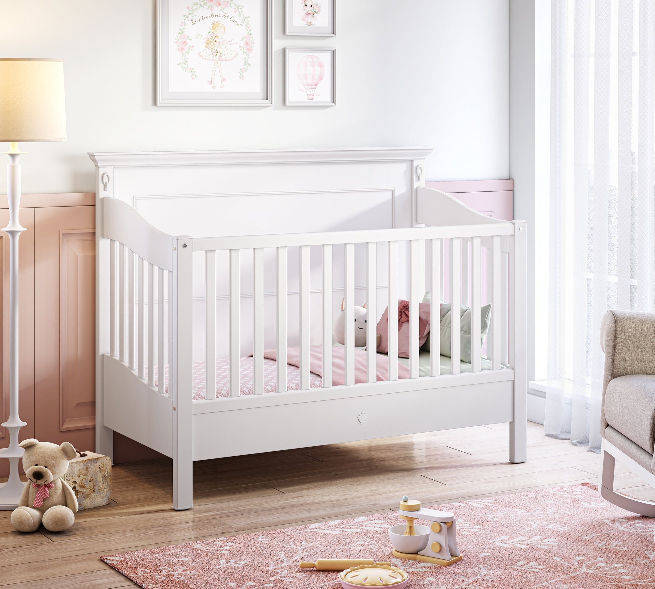 Letto Daybed Baby Romantic (70x140 cm)