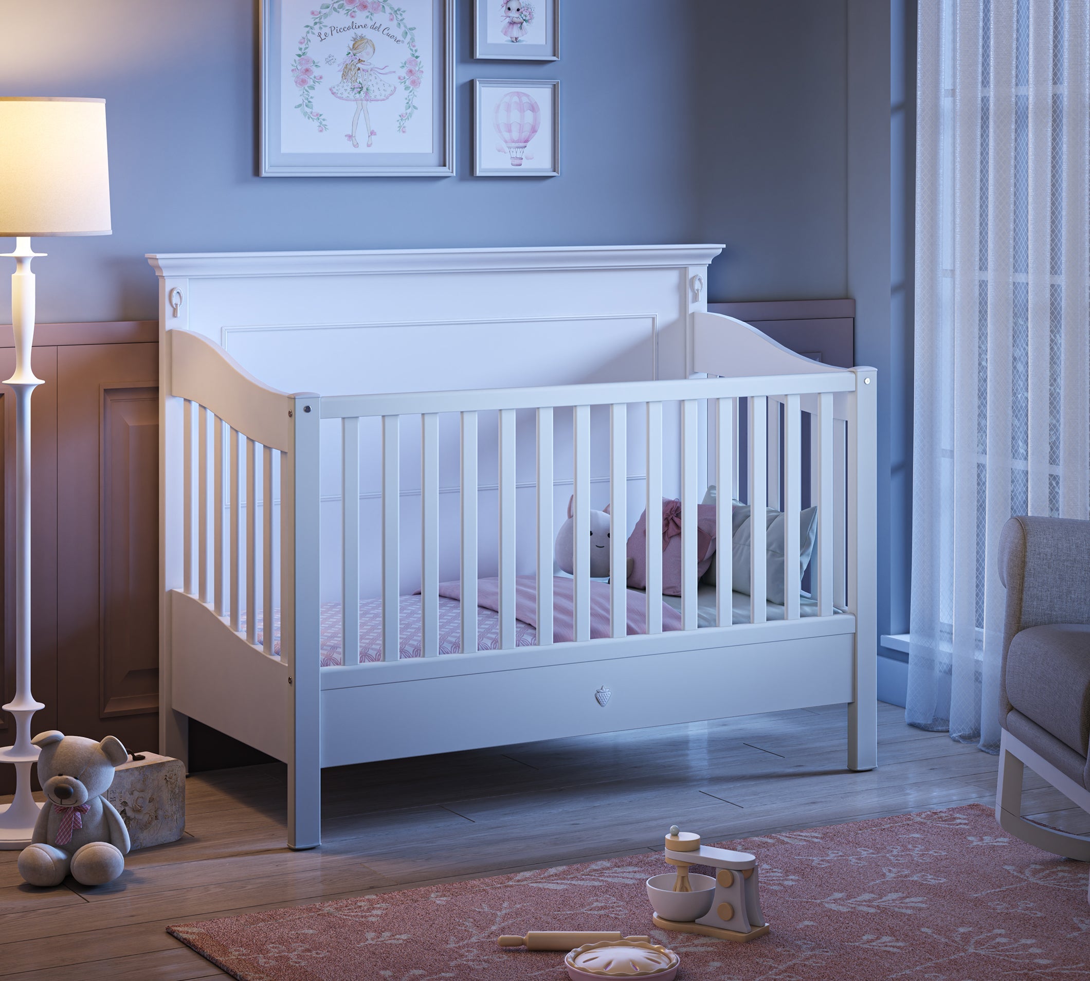 Letto Daybed Baby Romantic (70x140 cm)