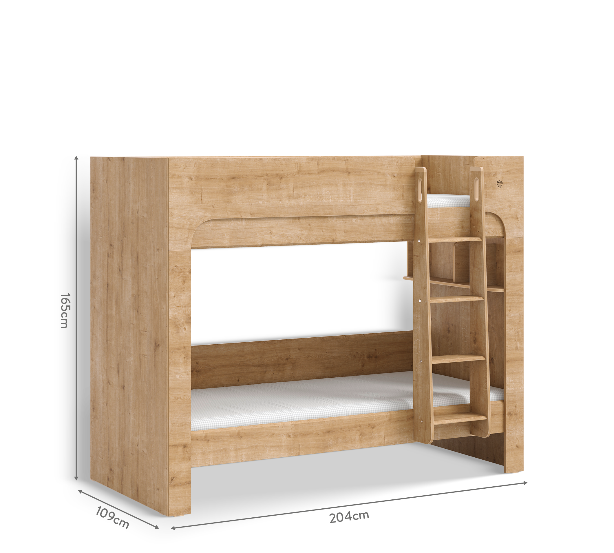 Letto a Castello Nest Mocha (90x200 cm)