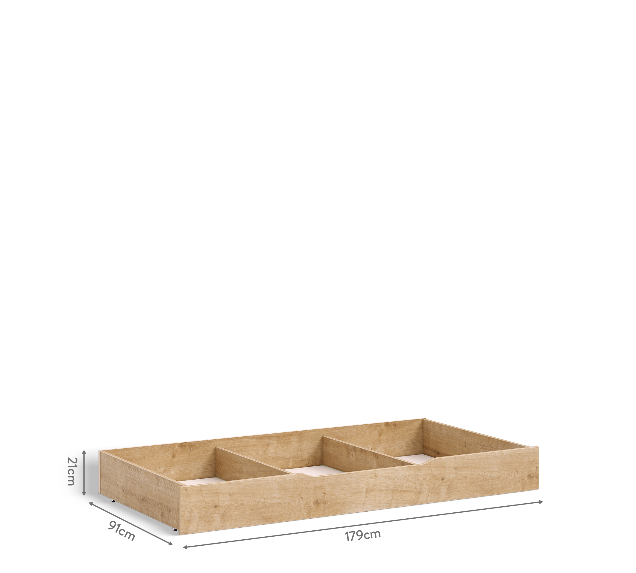 Letto a Castello Nest Mocha con Cassetto Estraibile (90x200 cm)