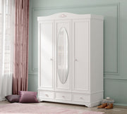 Armadio Rustik White a 3 ante
