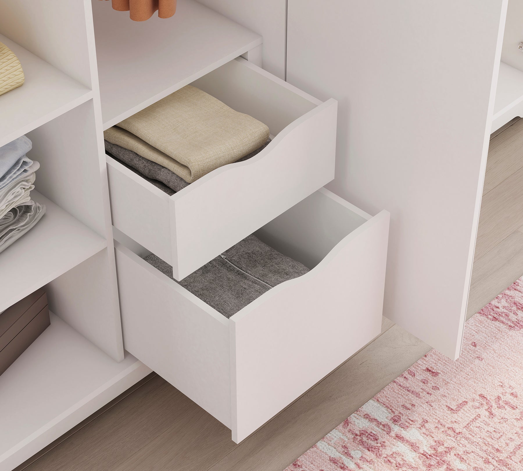 Armadio Rustik White a 4 Ante
