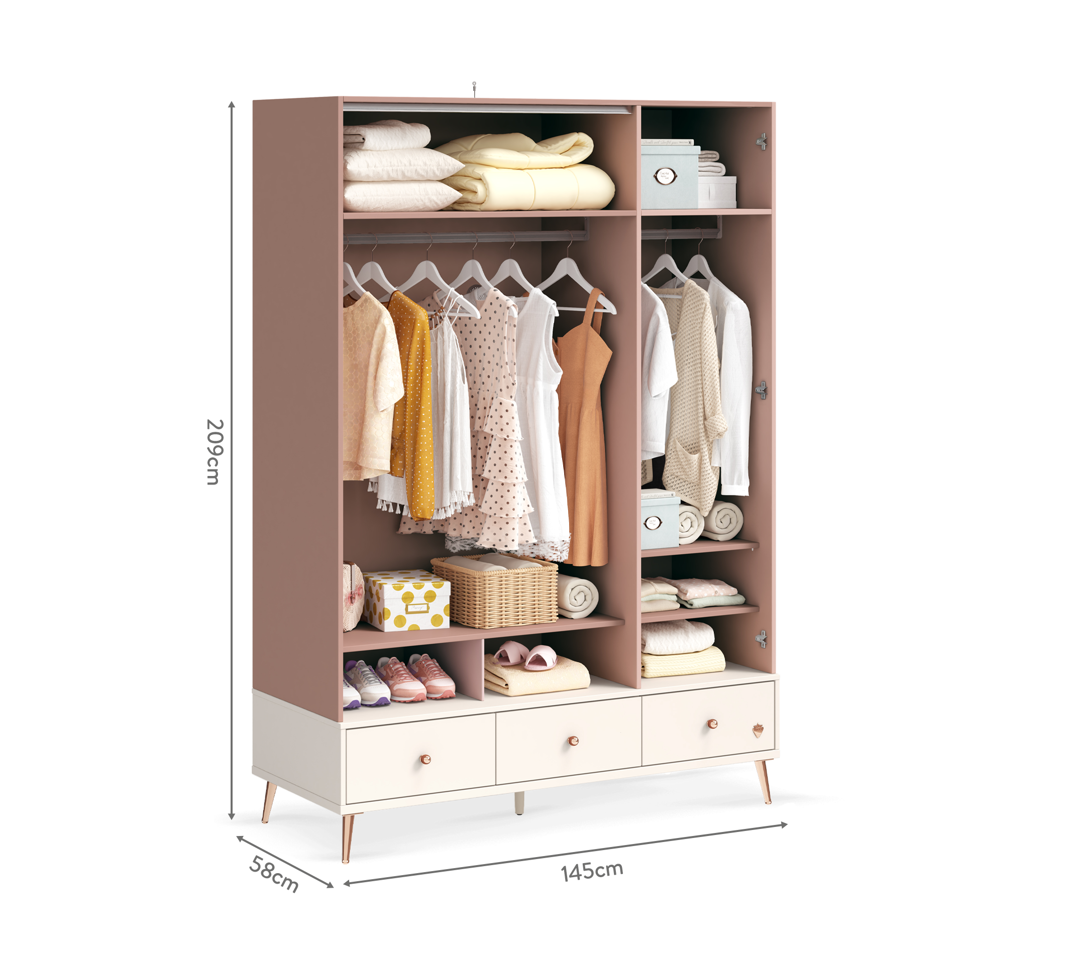 Armadio Elegance a 3 Ante
