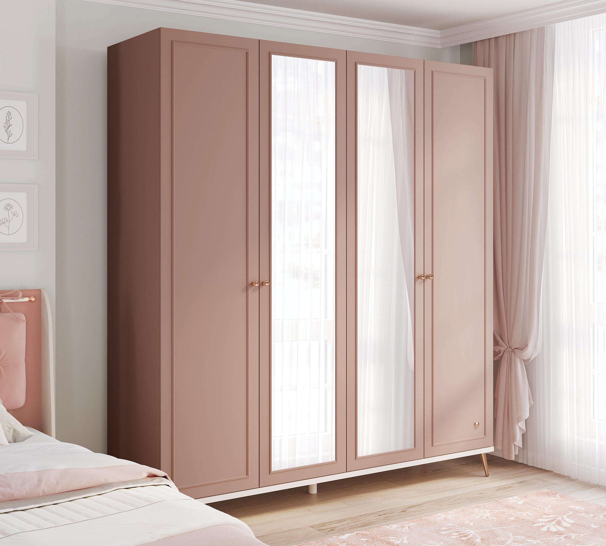 Armadio Elegance a 4 Ante