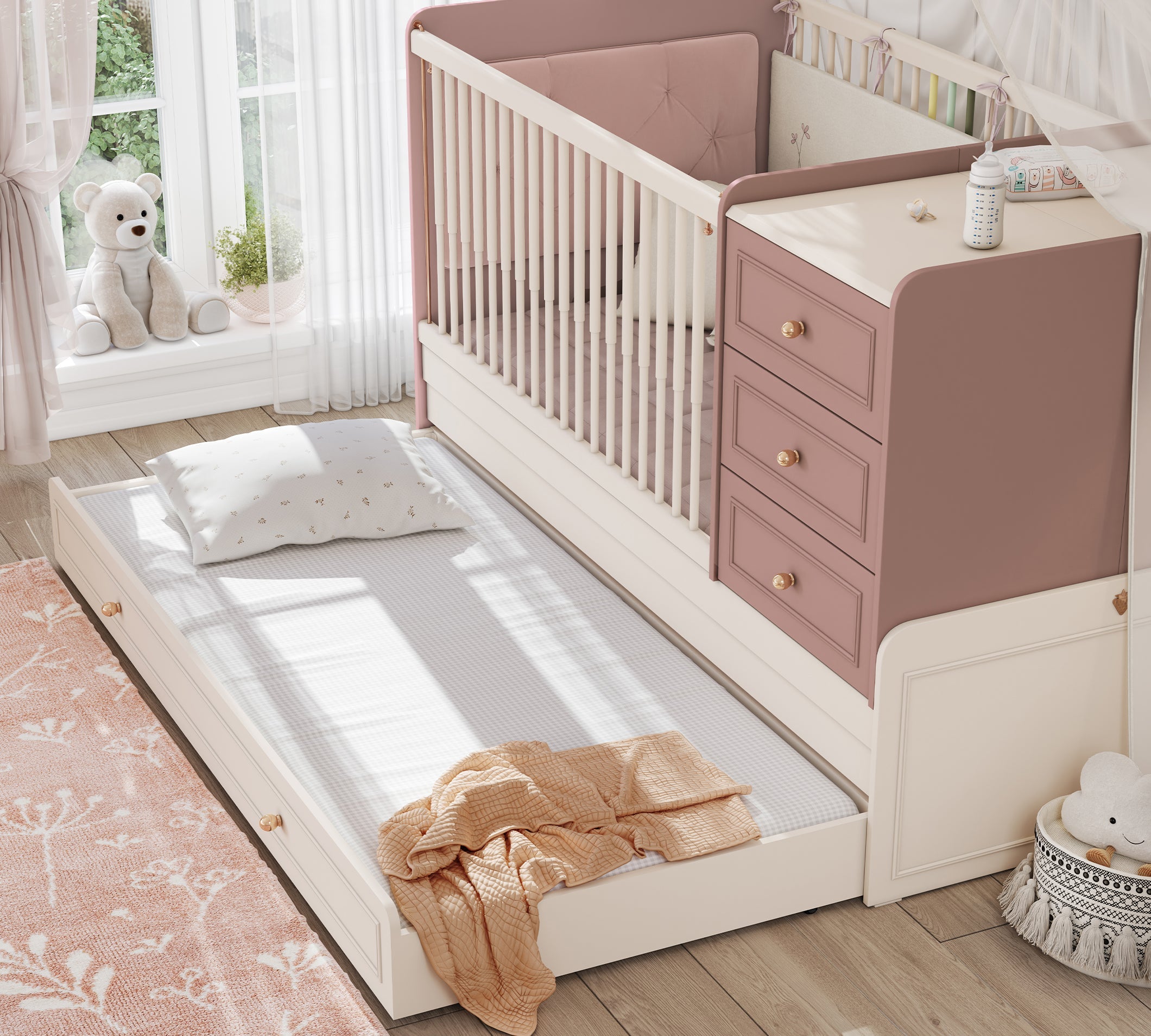 Letto per Bambini Baby Elegance Crescente (con Letto per Genitori) (80x180 cm)