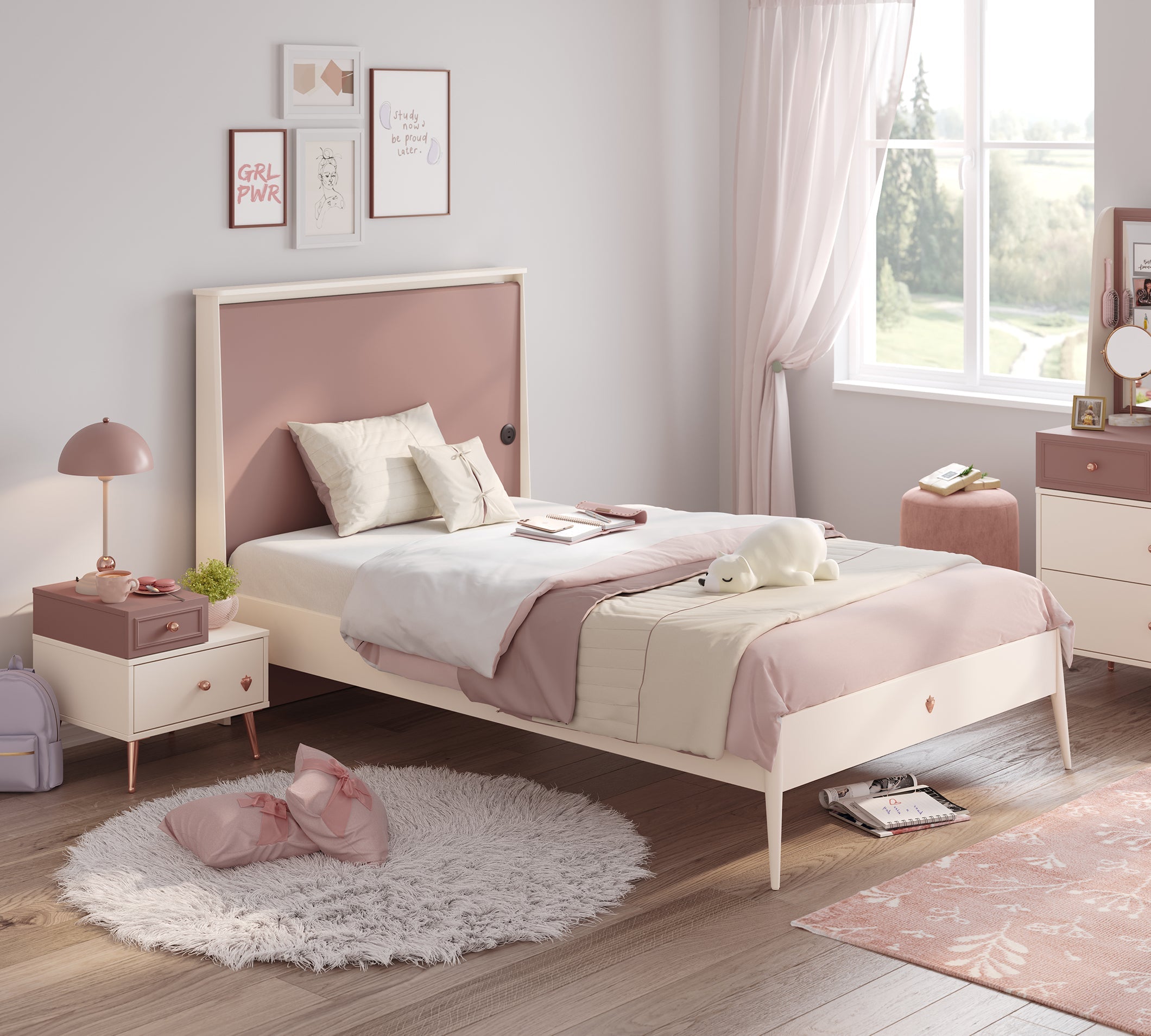 Letto Elegance con Testata Piana