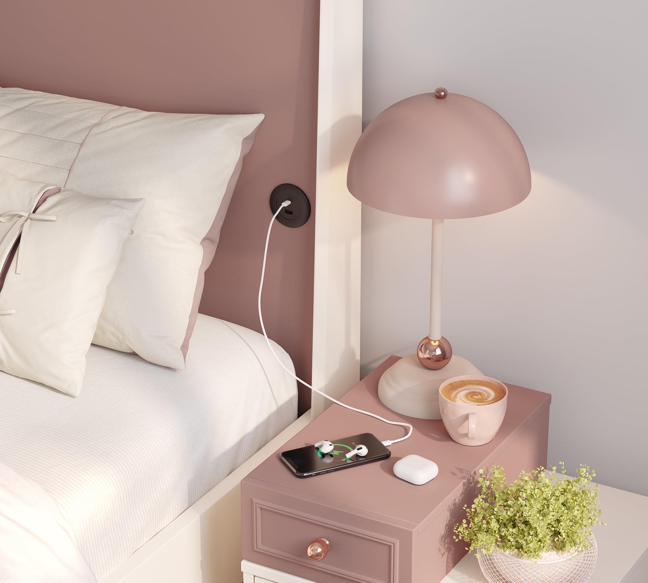 Letto Elegance con Testata Piana