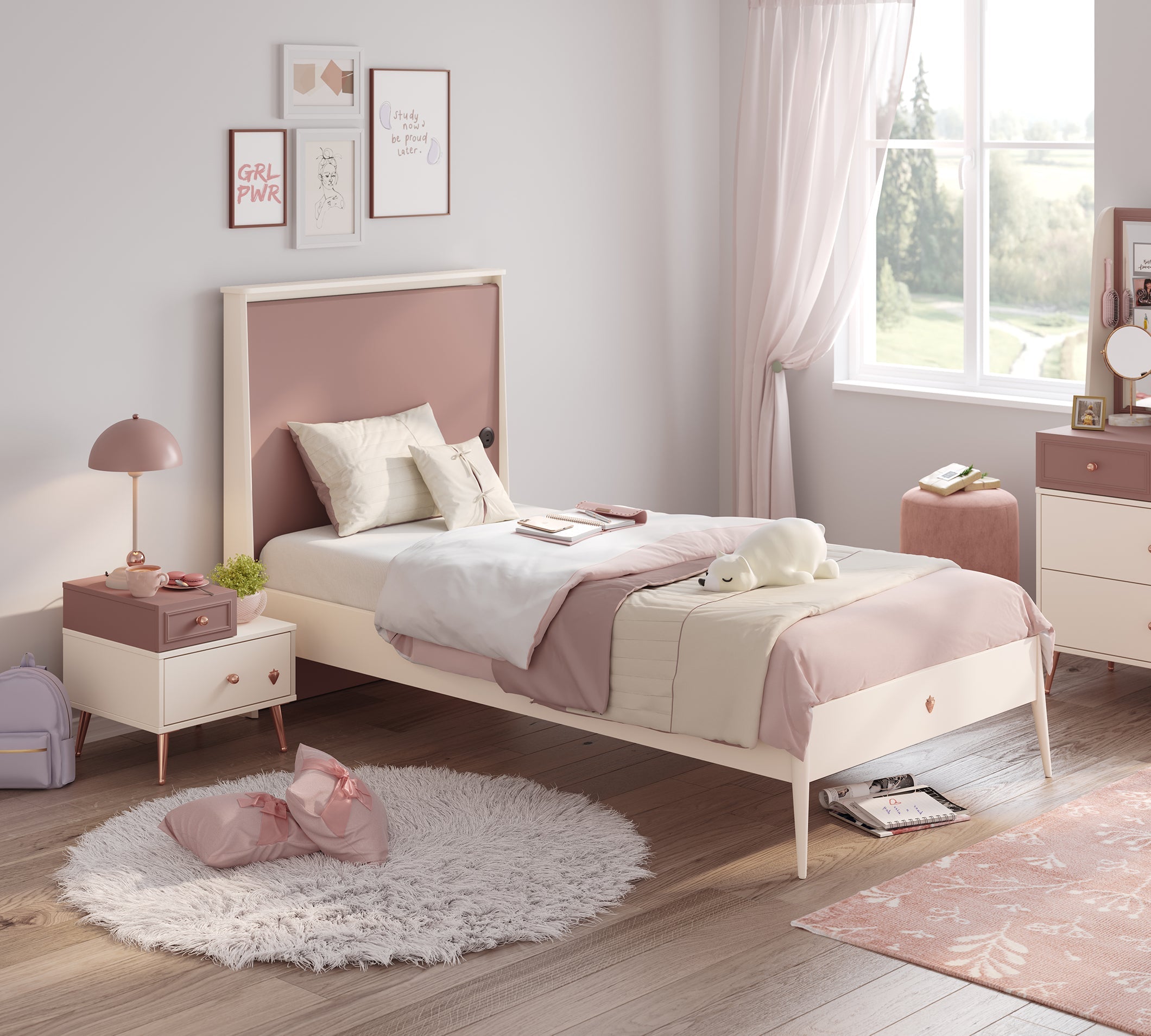 Letto Elegance con Testata Piana