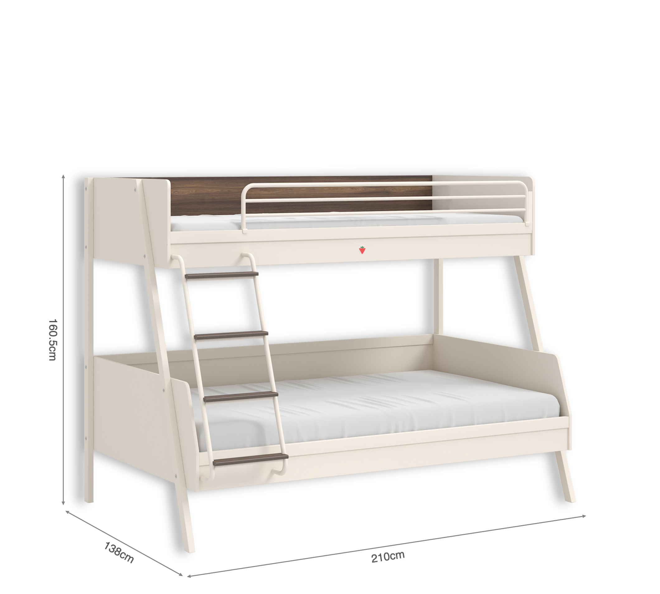 Letto a Castello Largo (90x200-120x200 cm)