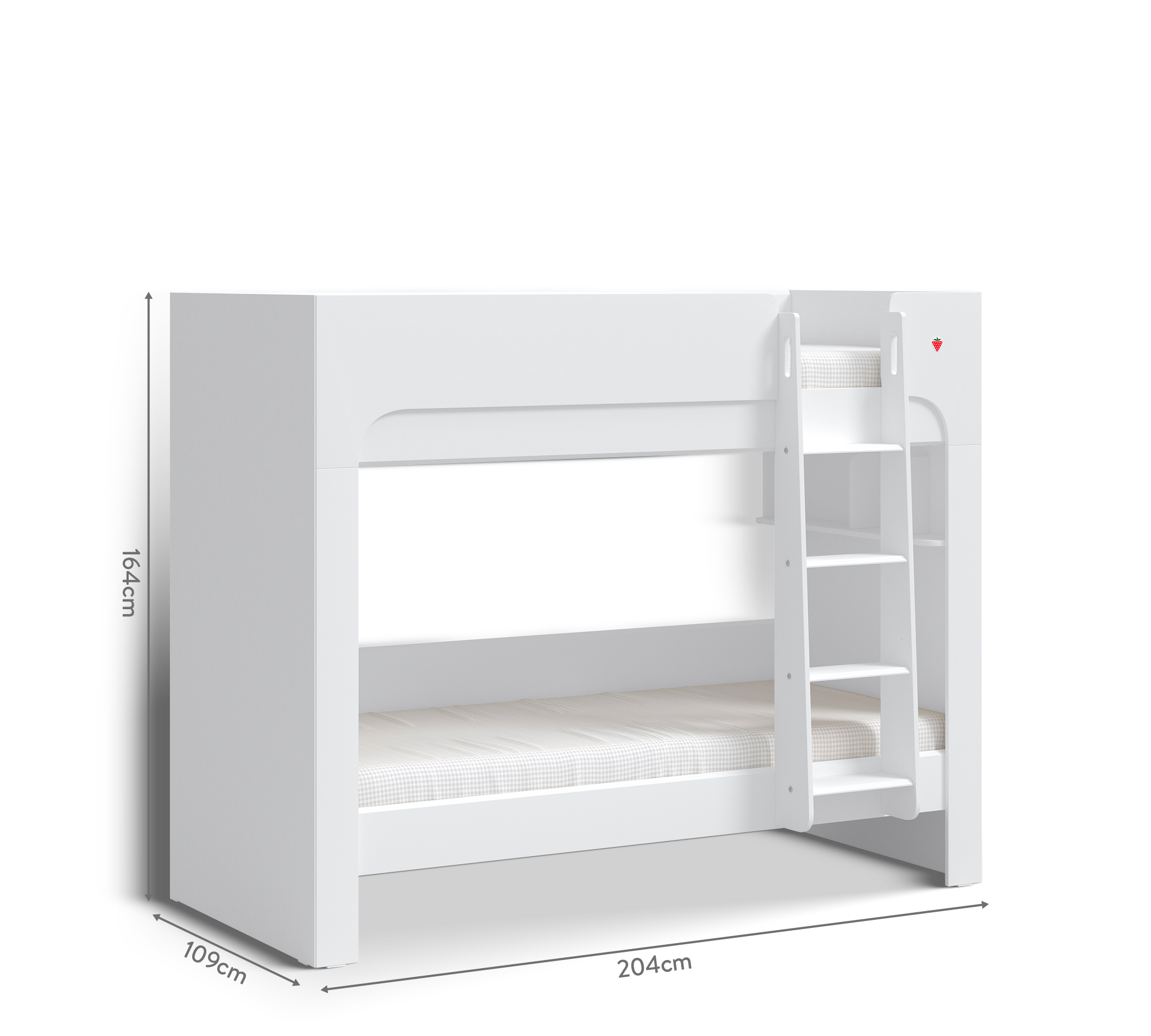 Letto a Castello Nest Bianco (90x200 cm)