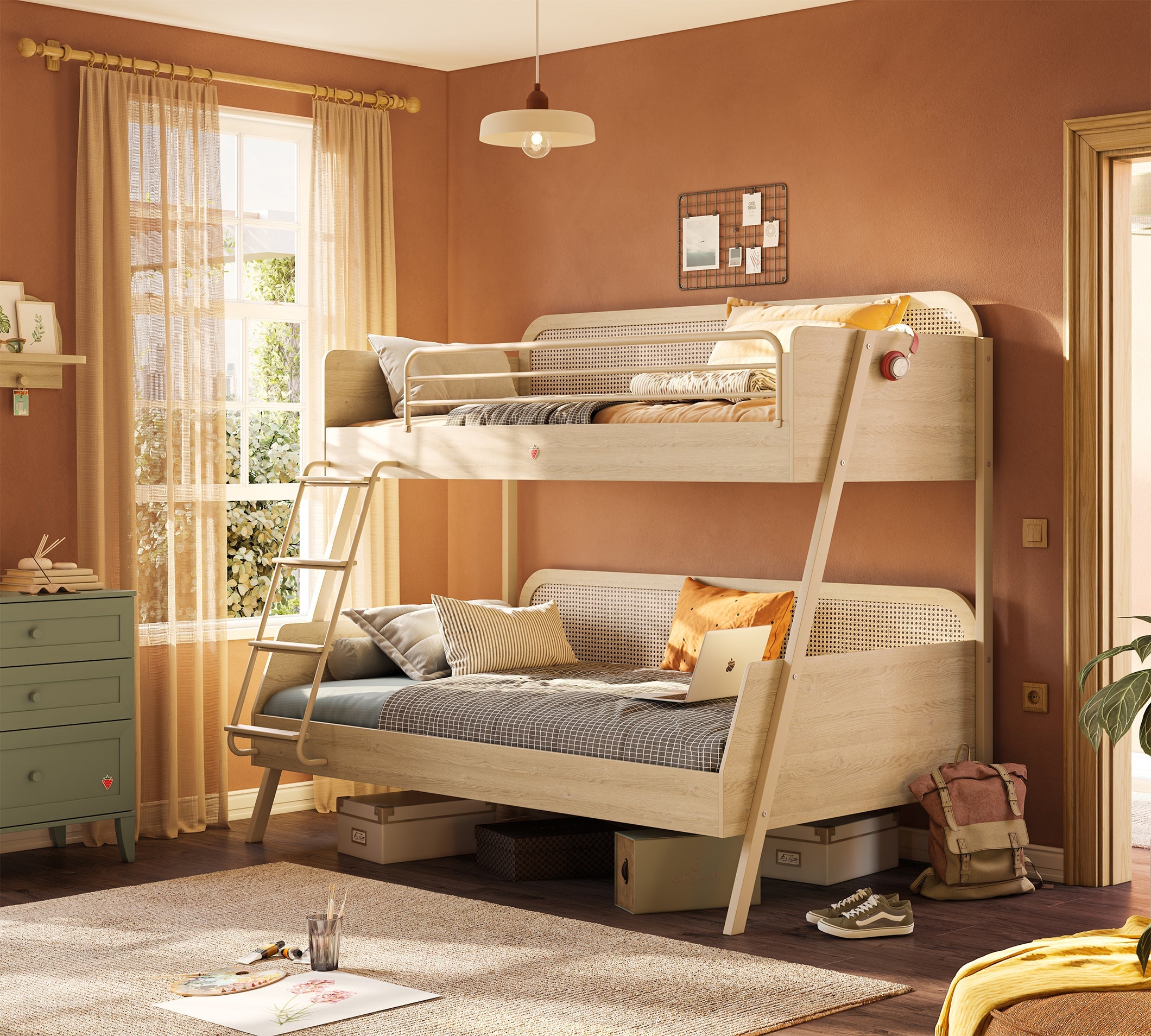 Letto a Castello Loof Largo (90x200-120x200 cm)