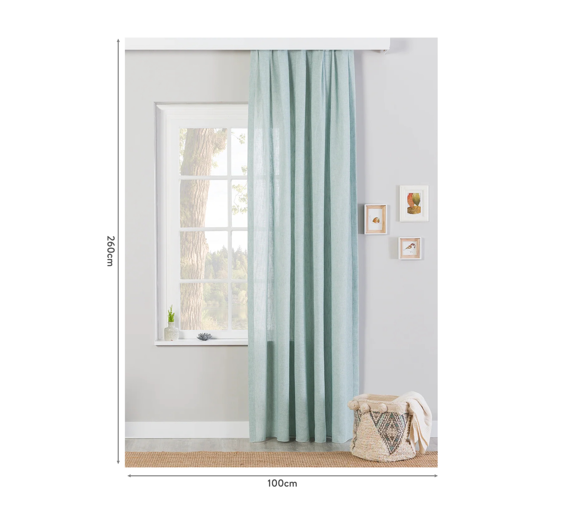 Tenda Fon Dressy Mint (100x260 cm)