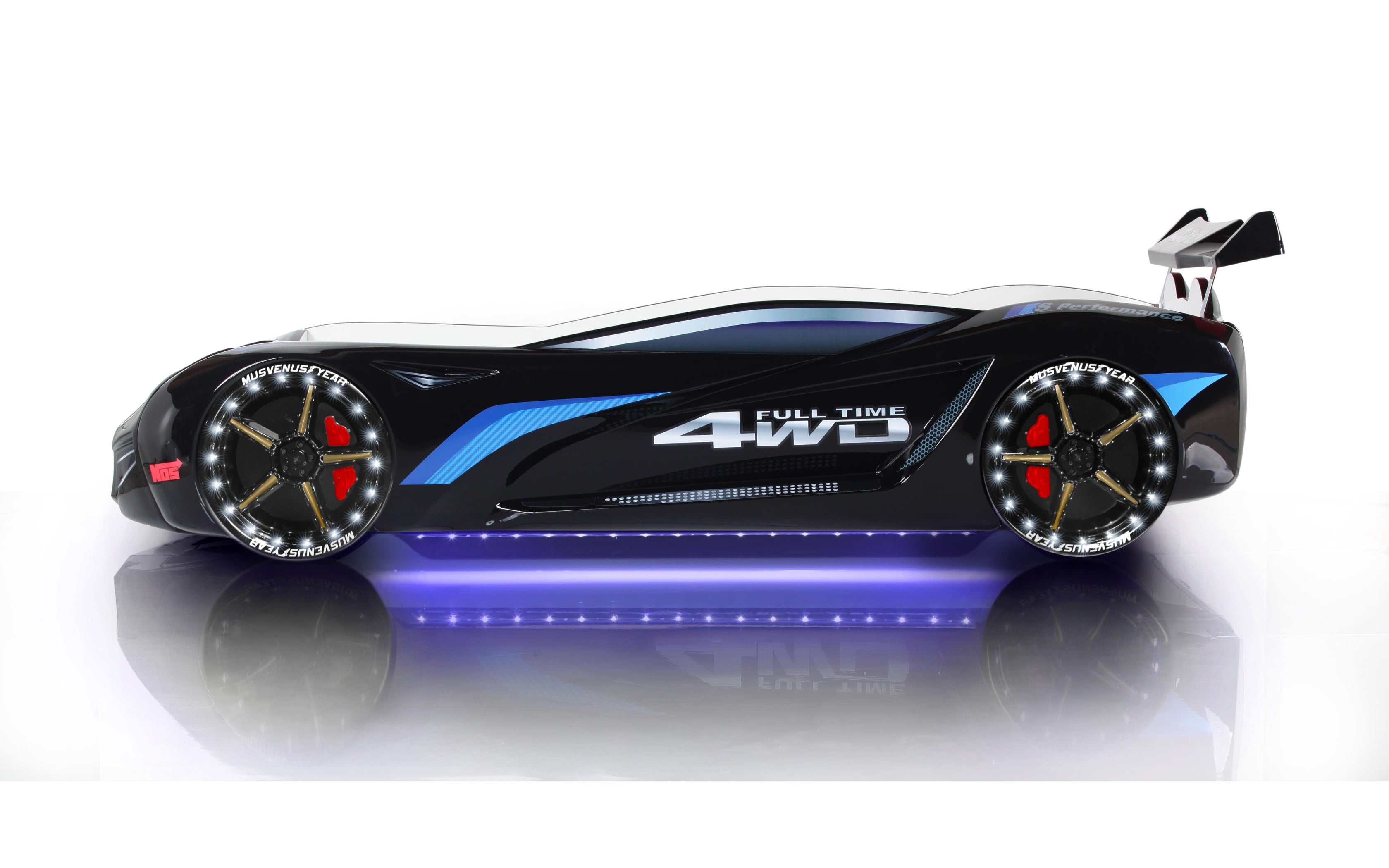 Letto Auto MVN1 con LED 90x190cm