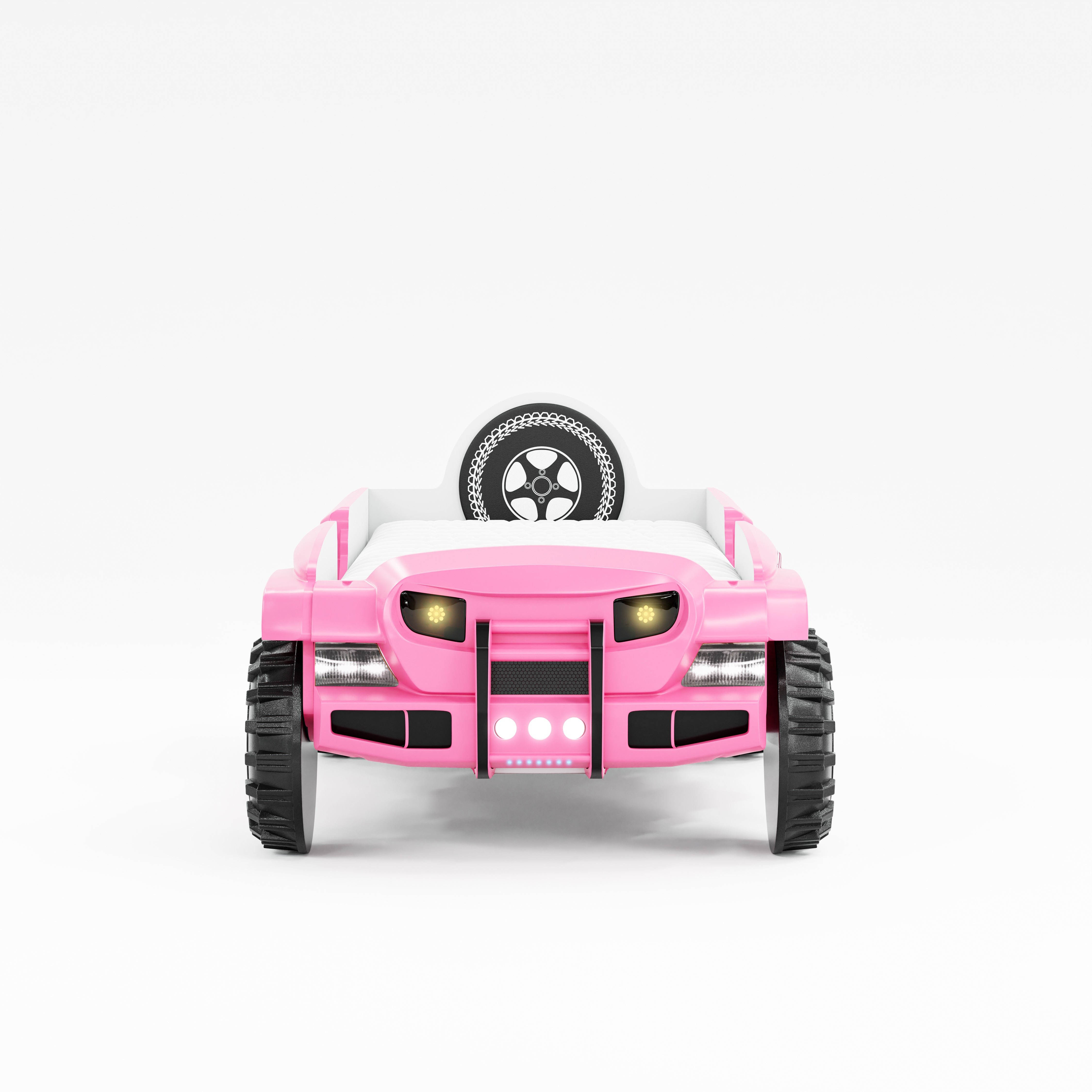 Letto Auto Jeep con LED - Rosa
