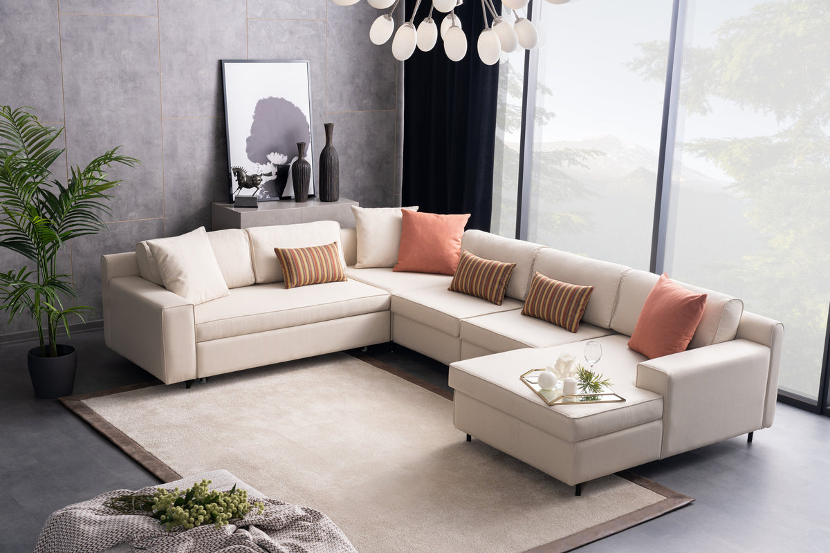 Divano Angolare Carisma con Letto e Relax