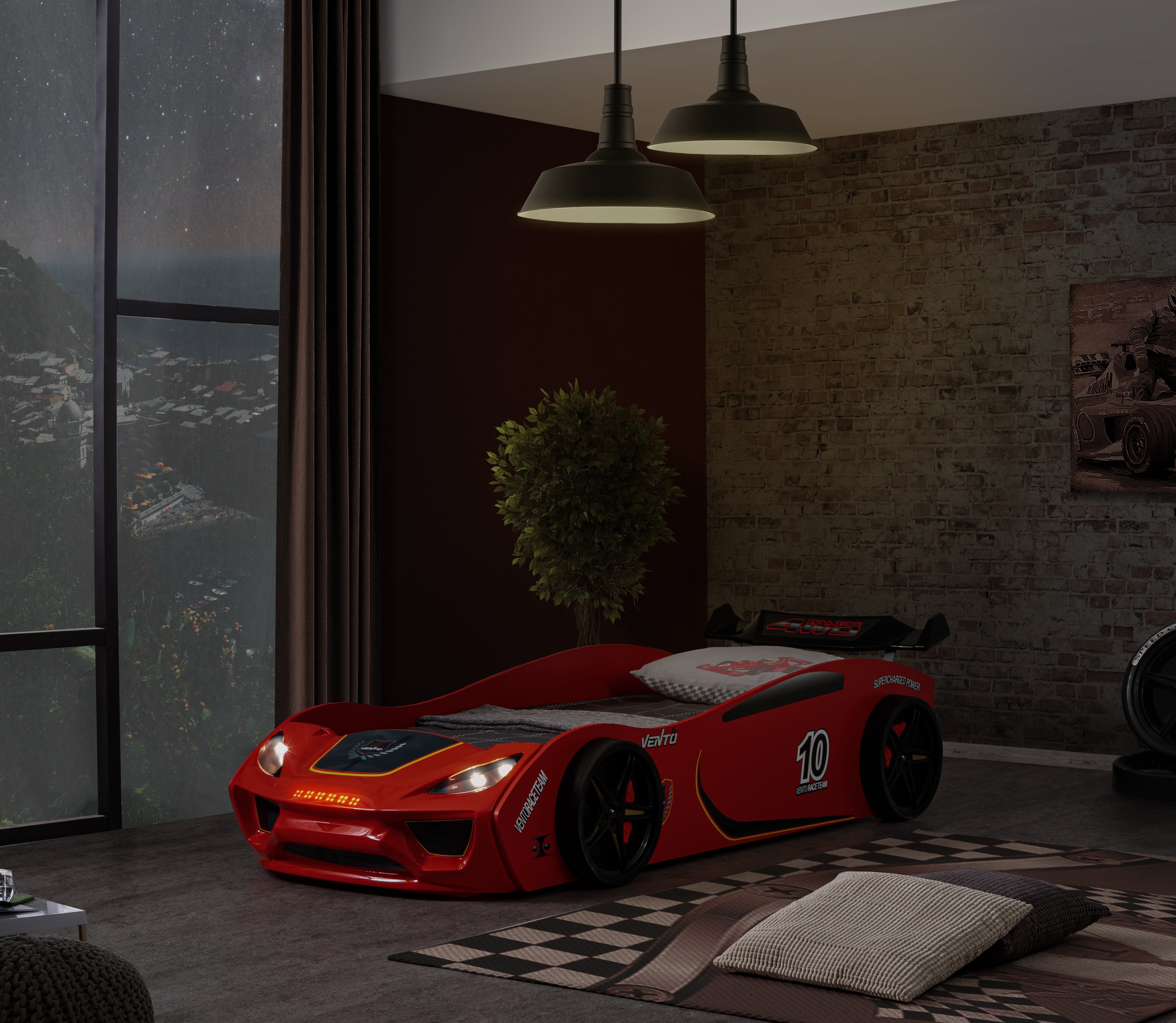 Vento Letto Auto LED 90x190cm