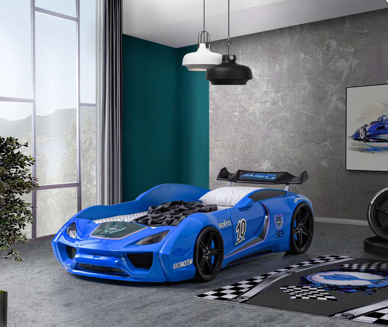 Vento Letto Auto LED 90x190cm