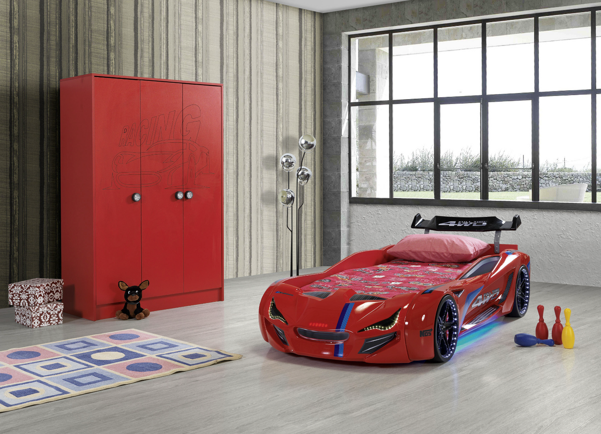 Letto Auto MVN1 con LED 90x190cm