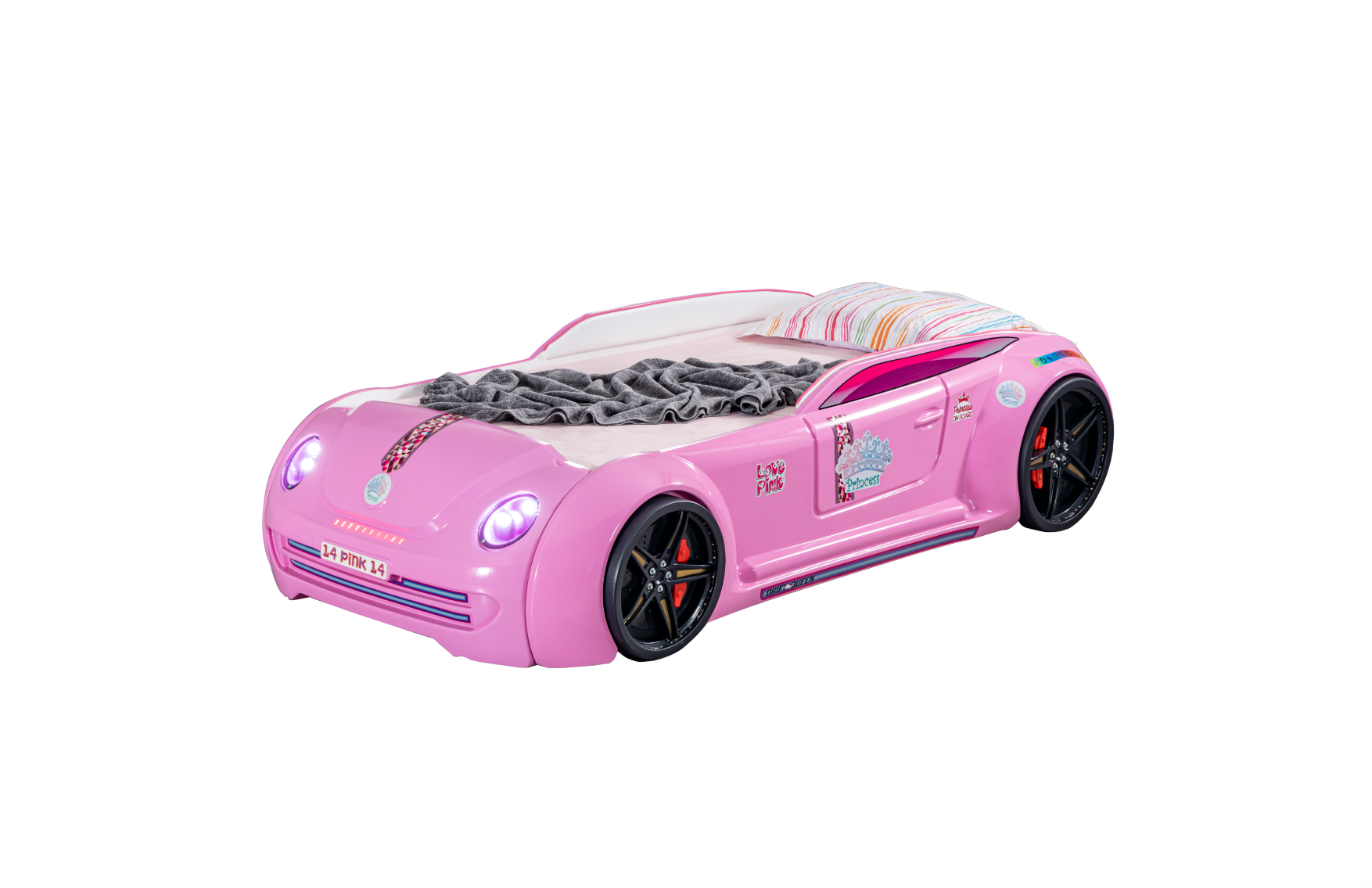 Letto Auto Pink Love – Rosa