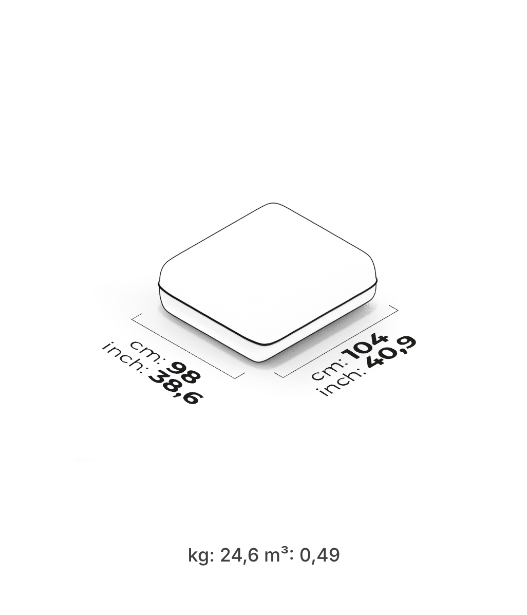 Divano Modulare Icona – Pouf Centrale