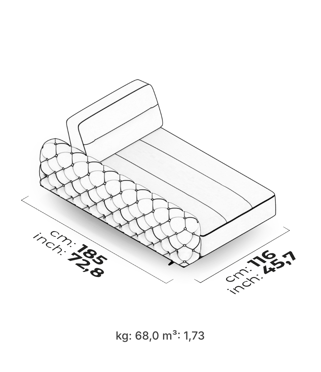 Divano Modulare Gallardo Relax – Modulo Relax (Sinistro)