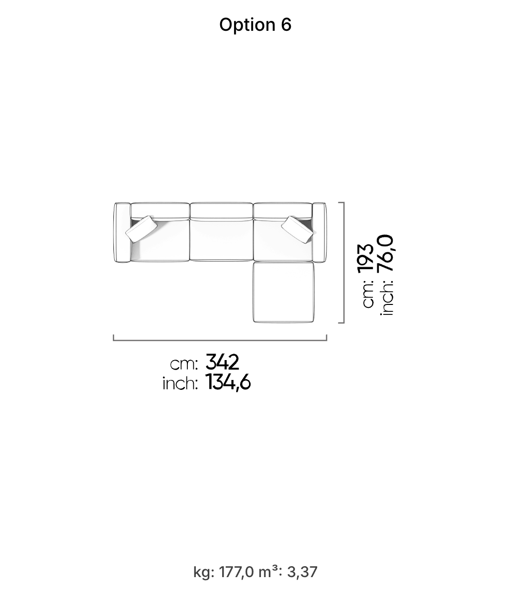 Divano Modulare Cubic – Composizione 5