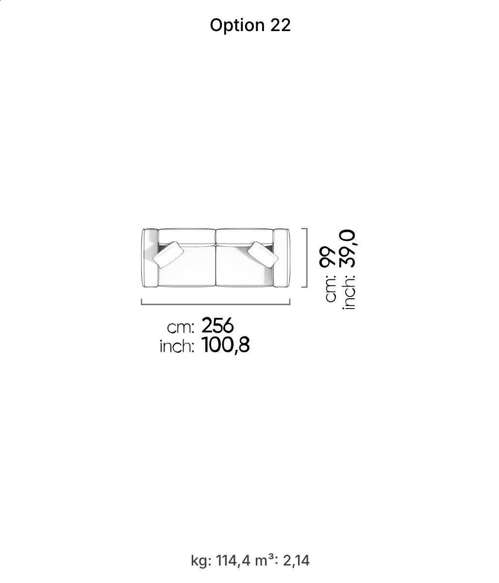 Divano Modulare Cubic – Composizione 13