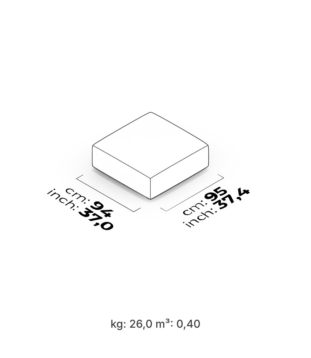 Divano Modulare Cubic – Pouf