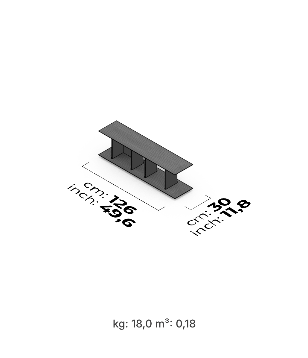 Divano Modulare Cubic – Tavolino 124 cm