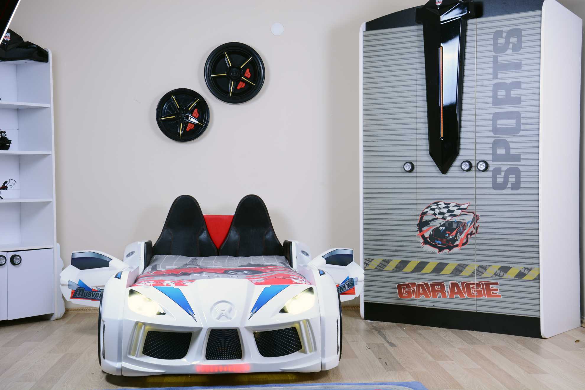 MVN 3 Letto Auto con LED e Suoni