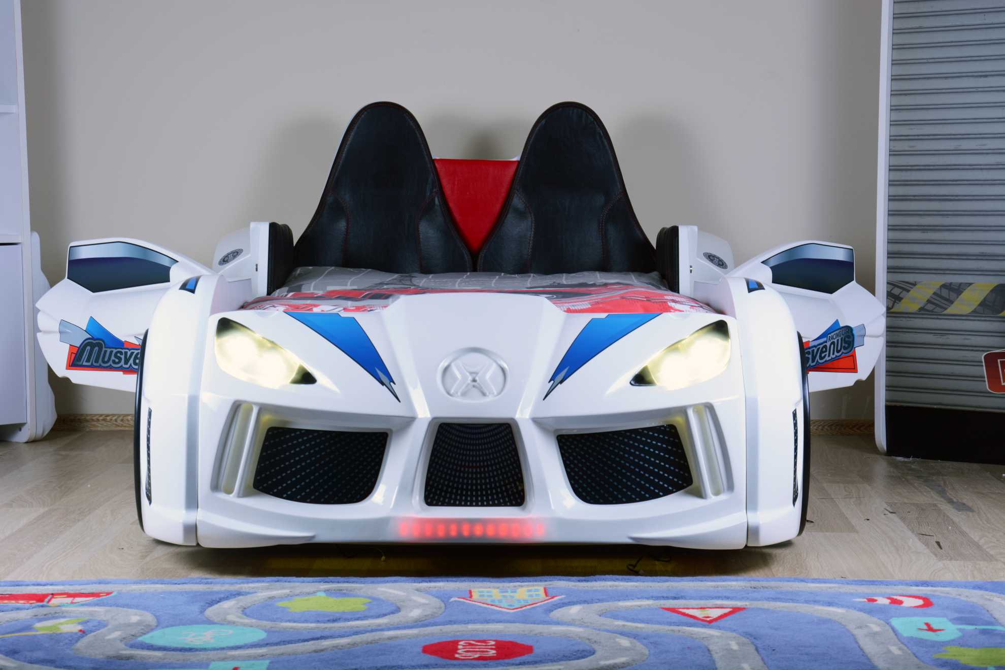 MVN 3 Letto Auto con LED e Suoni