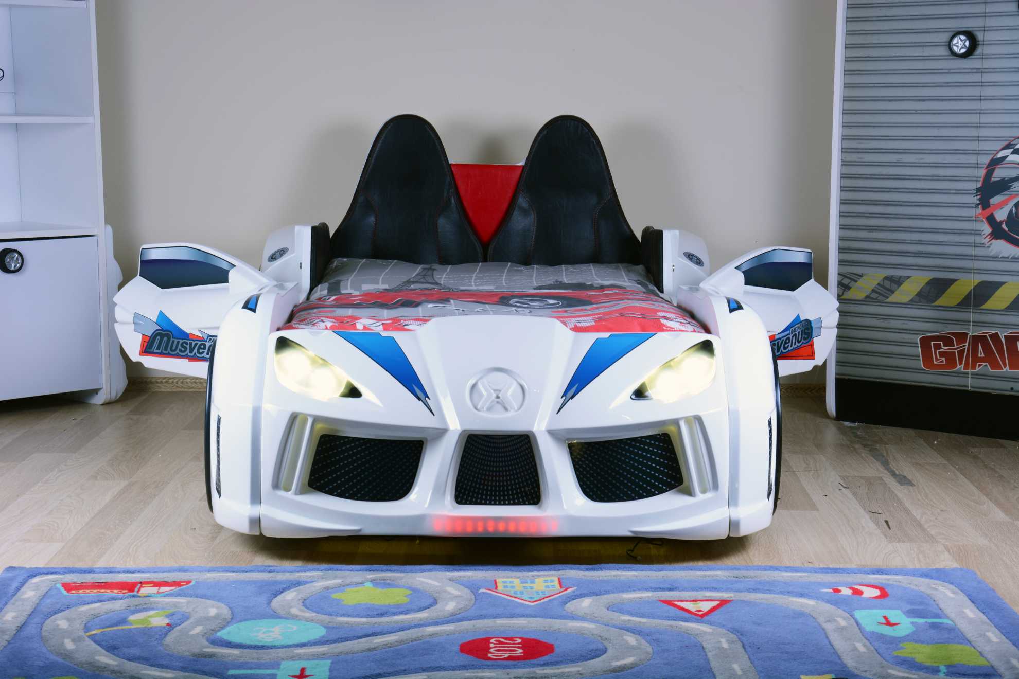 MVN 3 Letto Auto con LED e Suoni
