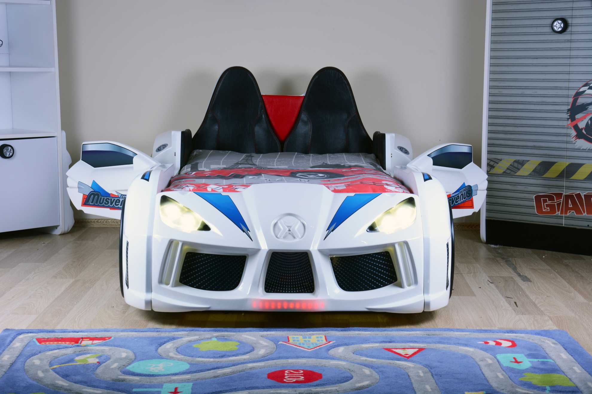 MVN 3 Letto Auto con LED e Suoni