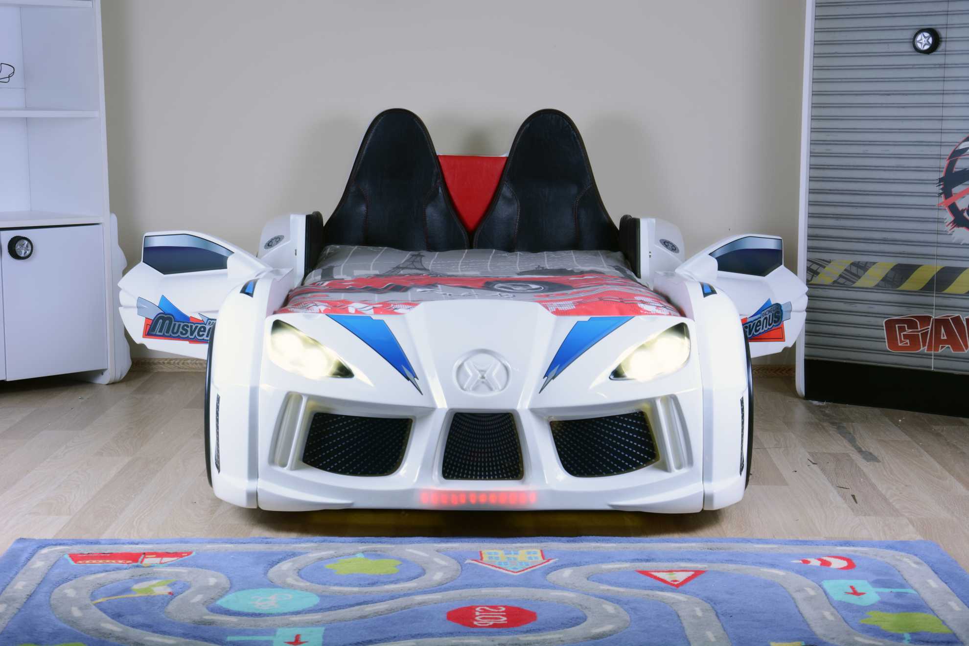 MVN 3 Letto Auto con LED e Suoni