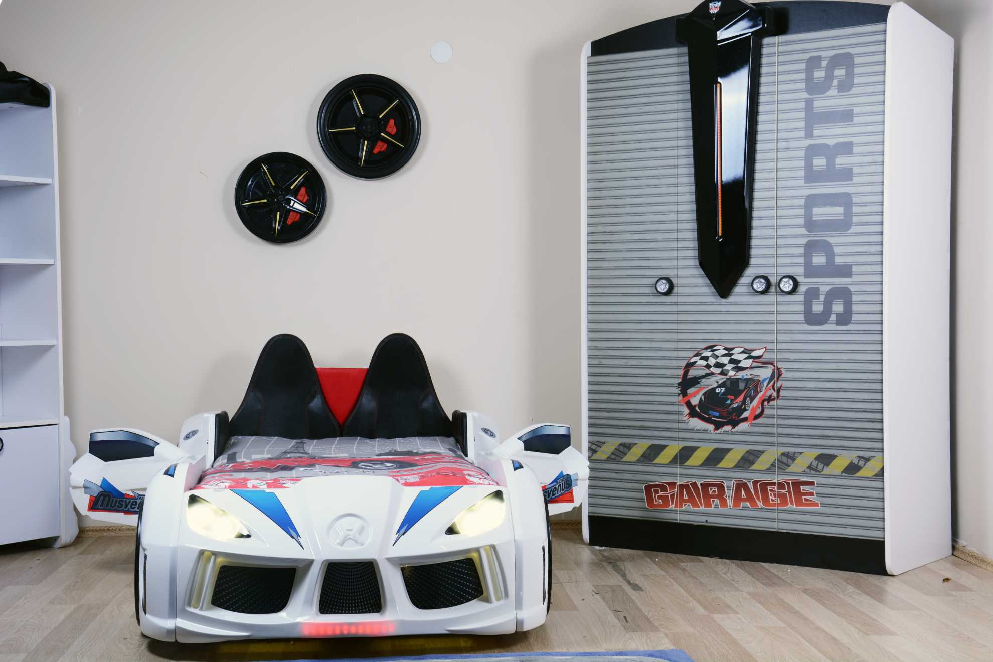 MVN 3 Letto Auto con LED e Suoni