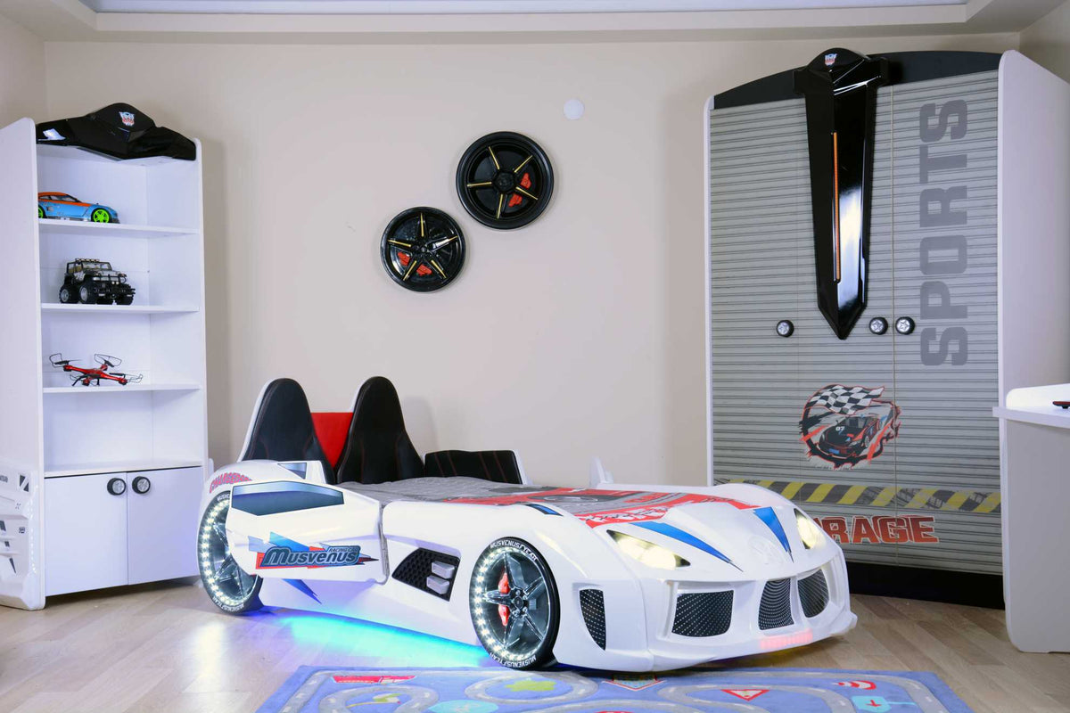 MVN 3 Letto Auto con LED e Suoni