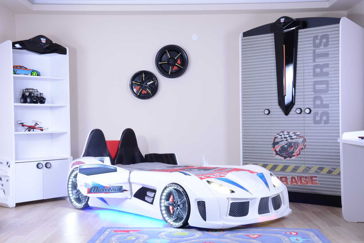 MVN 3 Letto Auto con LED e Suoni