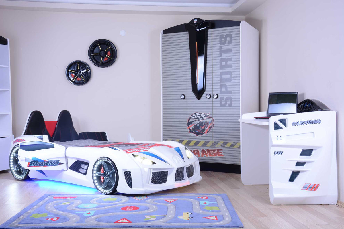 MVN 3 Letto Auto con LED e Suoni