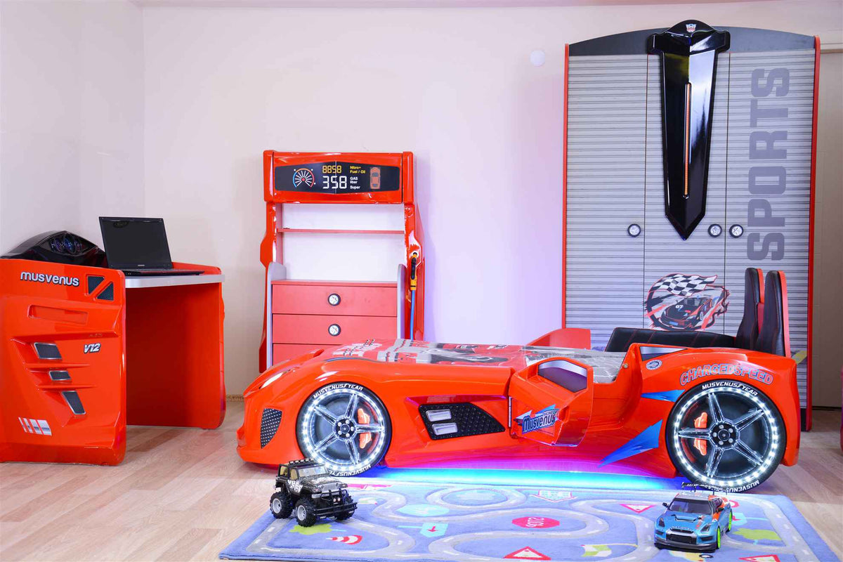 MVN 3 Letto Auto con LED e Suoni