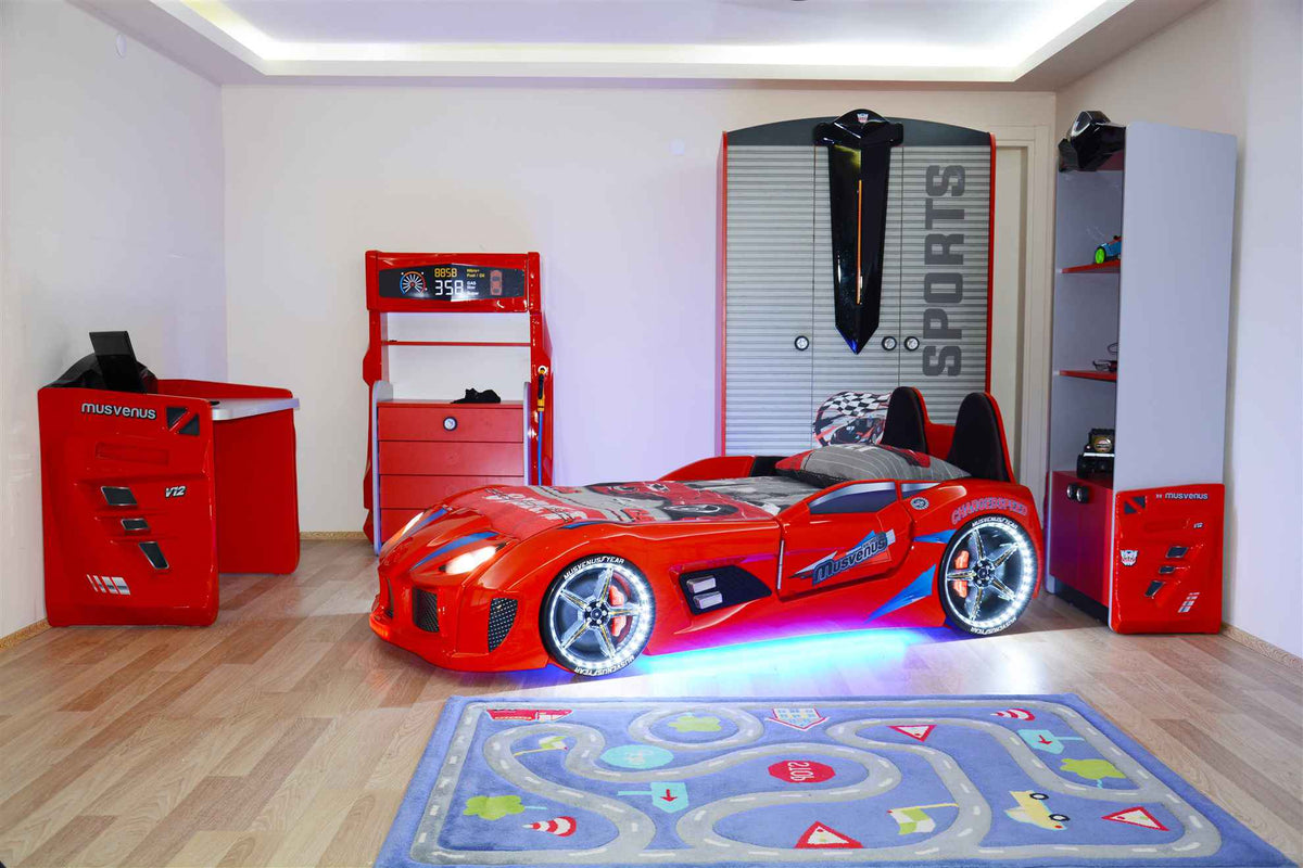 MVN 3 Letto Auto con LED e Suoni