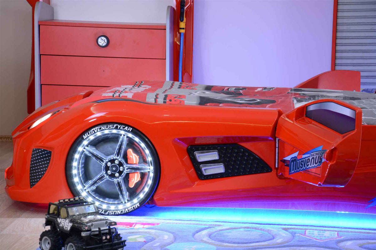 MVN 3 Letto Auto con LED e Suoni