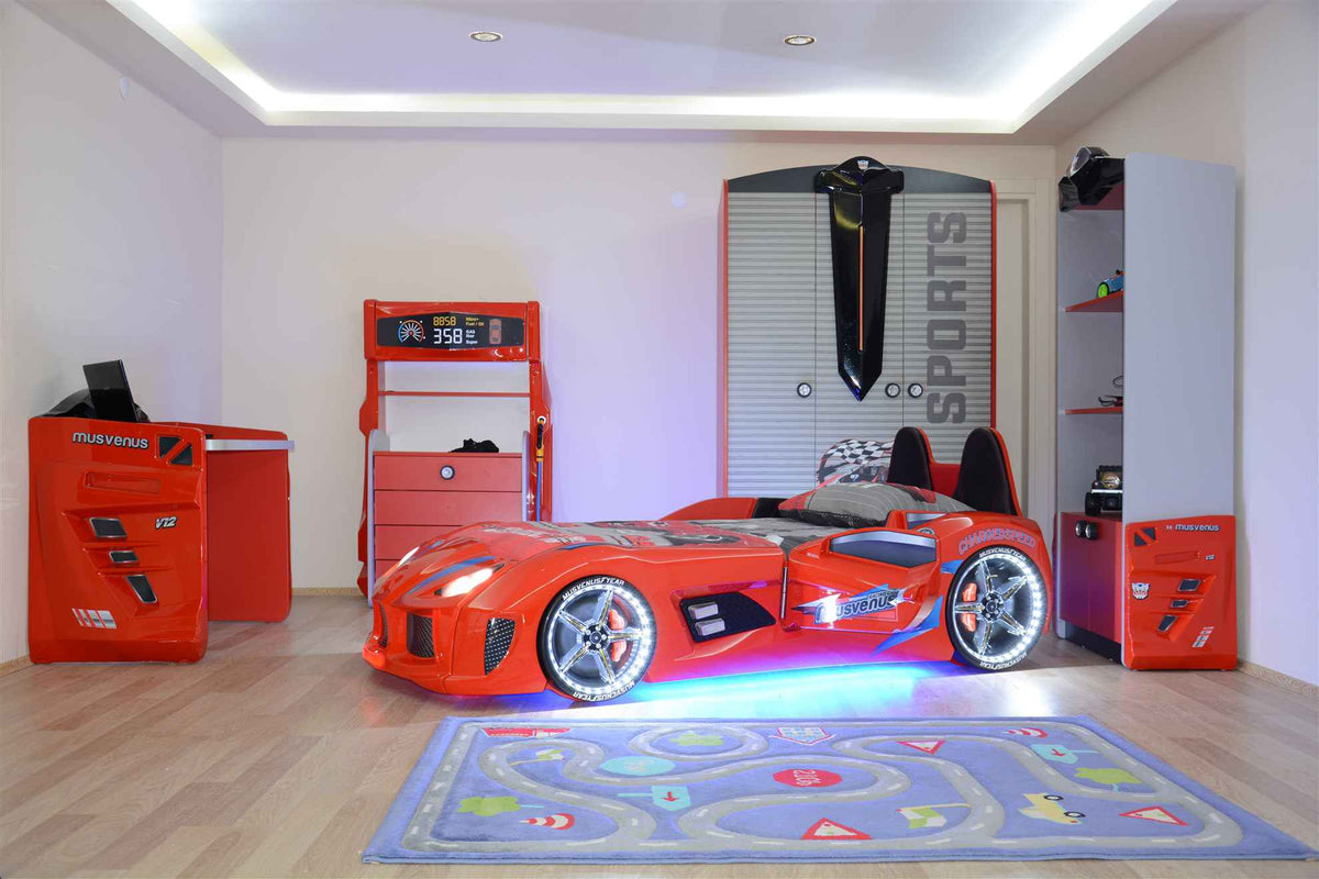 MVN 3 Letto Auto con LED e Suoni