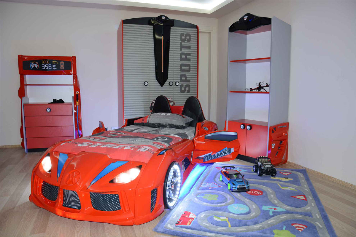 MVN 3 Letto Auto con LED e Suoni