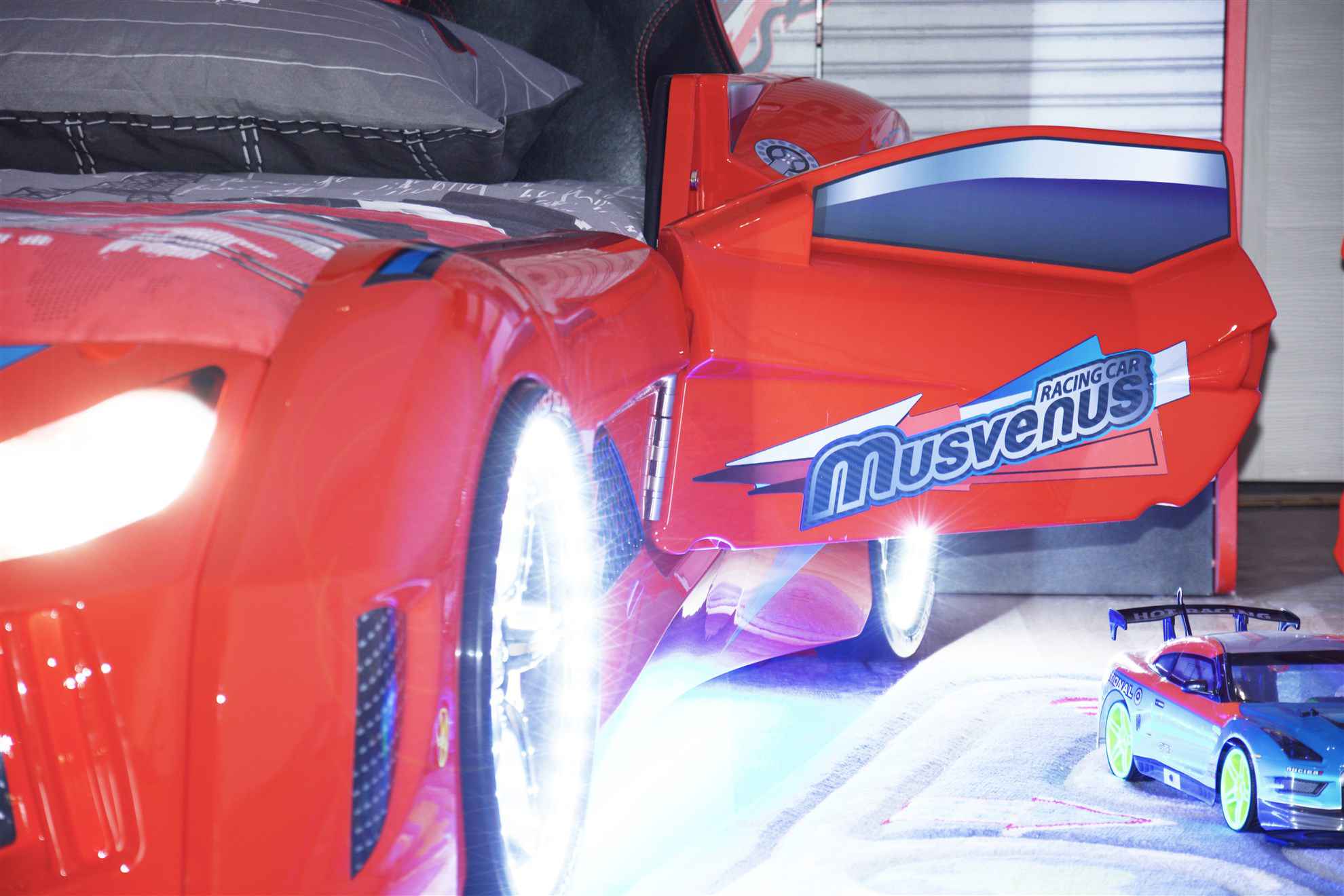 MVN 3 Letto Auto con LED e Suoni